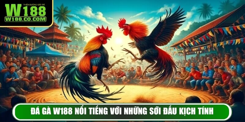 Đá Gà W188 – Trải Nghiệm Đẳng Cấp, Đấu Trường Gay Cấn 2 Đá gà W188 nổi tiếng với những sới đấu kịch tính