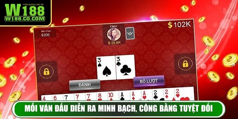 Game Bài W188: Đấu Trí Căng Não Cùng Giải Trí Cực Đã 3 Mỗi ván đấu diễn ra minh bạch, công bằng tuyệt đối
