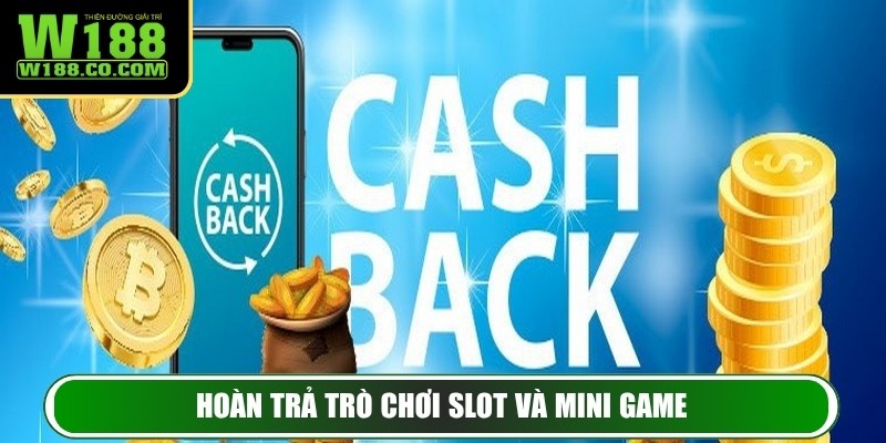 Khuyến Mãi Hoàn Trả W188 Mang Lại Lợi Thế Cá Cược Lớn 3 Hoàn trả trò chơi slot và mini game