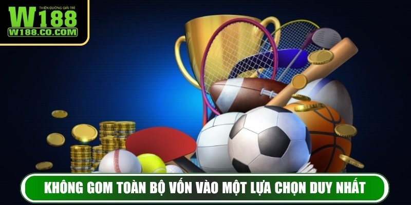 Không gom toàn bộ vốn vào một lựa chọn duy nhất